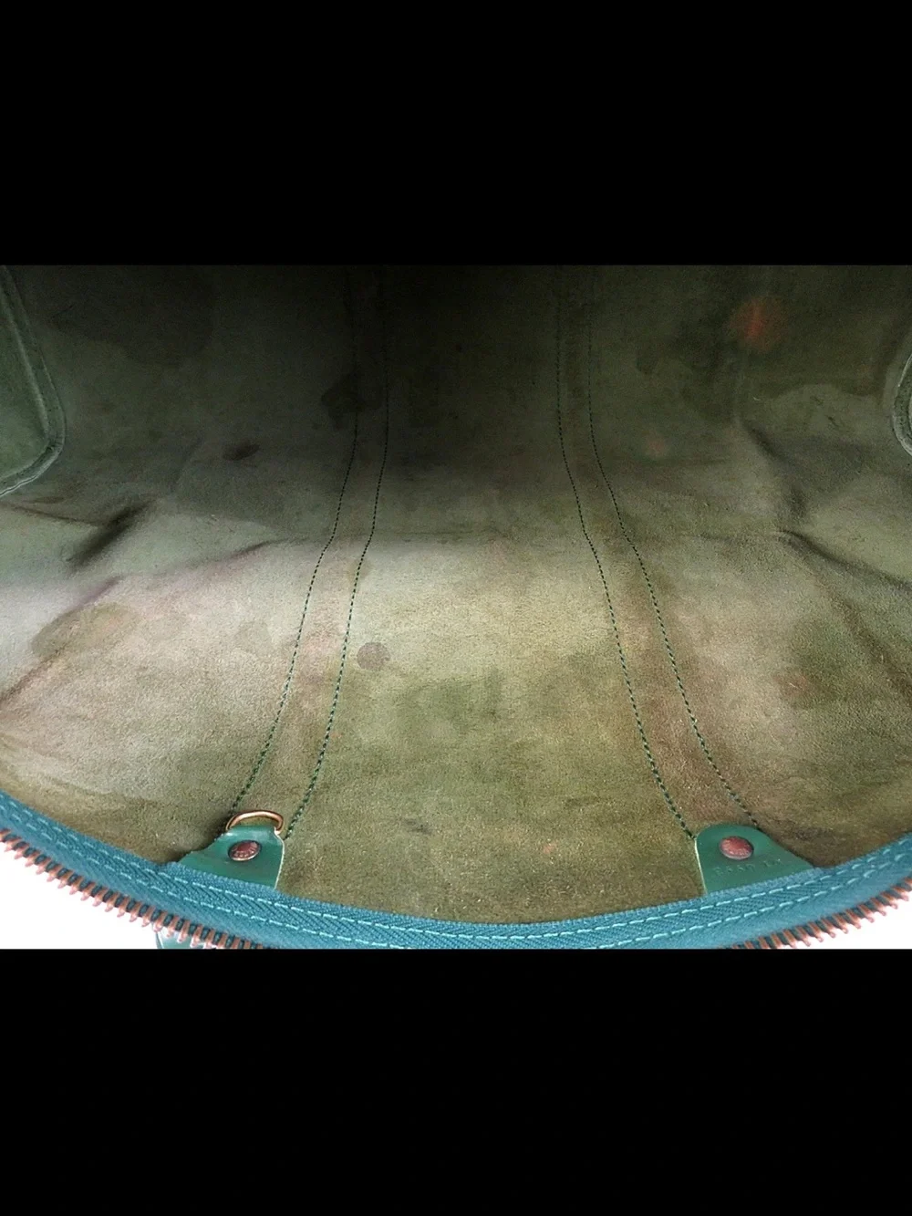 Louis Vuitton Green Epi Leather Duffel Bag